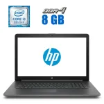 Ноутбук Б-клас HP 17-BY0061CL / 17.3" (1600x900) TN / Intel Core i3-8130U (2 (4) ядра по 2.2 - 3.4 GHz) / 8 GB DDR4 / 256 GB SSD / Intel UHD Graphics 620 / WebCam / Win 10 Home б/в