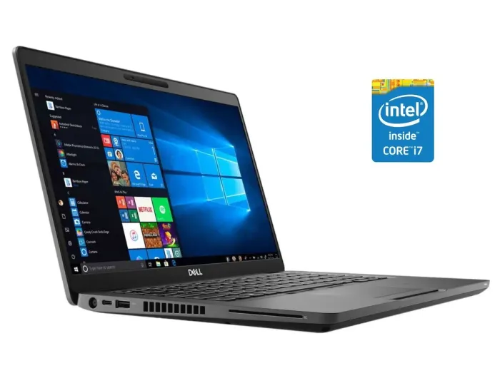 Ультрабук Б-клас Dell Latitude 5401 / 14" (1920x1080) IPS / Intel Core i7-9850H (6 (12) ядра по 2.6 - 4.6 GHz) / 16 GB DDR4 / 128 GB SSD M.2 / Intel UHD Graphics 630 / WebCam б/в - зображення 1
