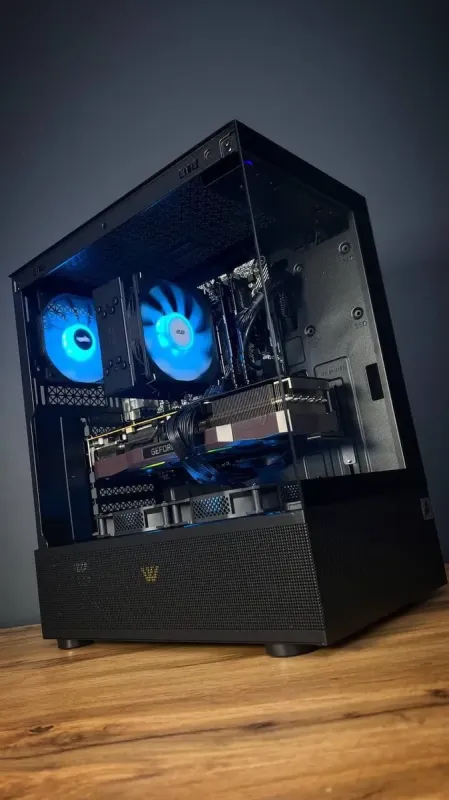 Збірка під замовлення: ігровий ПК 1stPlayer Mi7 ARGB Tower / AMD Ryzen 5 5600 (6 (12) ядер по 3.5 - 4.4 GHz) / 32 GB DDR4 / 1000 GB SSD M.2 / nVidia GeForce RTX 3070 Ti, 8 GB GDDR6X, 256-bit / 750W б/в - зображення 4