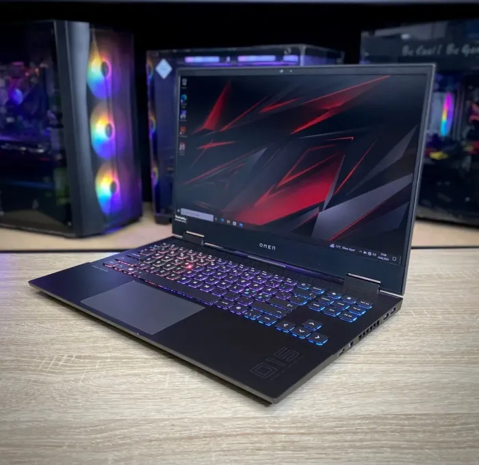 Ігровий ноутбук HP Omen 15 / 15.6" (1920x1080) IPS / AMD Ryzen 5 4600H (6 (12) ядер по 3.0 - 4.0 GHz) / 8 GB DDR4 / 512 GB SSD / nVidia GeForce GTX 1660 Ti, 6 GB GDDR6, 192-bit / WebCam б/в - зображення 4