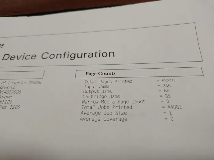 Принтер HP LaserJet P2035 / лазерний монохромний друк / А4 / 1200x1200 dpi / 30 стор/хв / USB 2.0 б/в - зображення 4