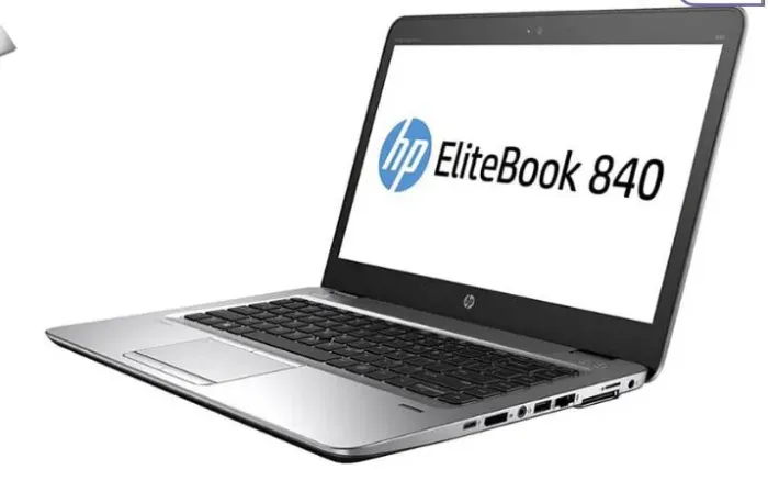 Ноутбук HP EliteBook 840 G4 / 14" (1920x1080) TN / Intel Core i7-7500U (2 (4) ядра по 2.7 - 3.5 GHz) / 8 GB DDR4 / 240 GB SSD / Intel HD Graphics 620 / WebCam б/в - зображення 2