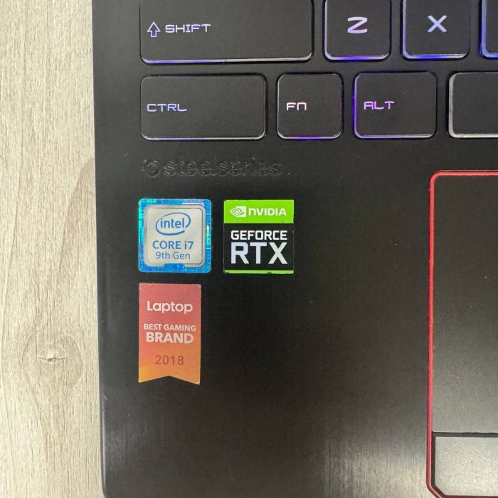 Ігровий ноутбук Б-клас MSI Raider GE63 RGB 9SE / 15.6" (1920x1080) IPS / Intel Core i7-9750H (6 (12) ядер по 2.6 - 4.5 GHz) / 16 GB DDR4 / 512 GB SSD NVMe / nVidia GeForce RTX 2060, 6 GB GDDR6, 192-bit / WebCam б/в - зображення 9