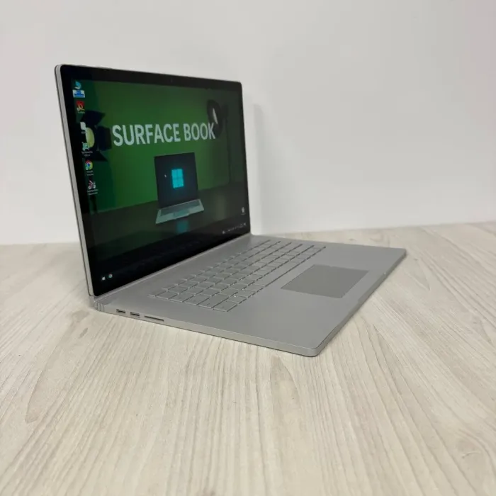 Ігровий ультрабук-трансформер Б-клас Microsoft Surface Book 2 / 15.0" (3240x2160) IPS Touch / Intel Core i7-8650U (4 (8) ядра по 1.9 - 4.2 GHz) / 16 GB DDR3 / 512 GB SSD NVMe / nVidia GeForce GTX 1060, 6 GB GDDR5, 192-bit / WebCam б/в - зображення 4