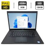Ультрабук Dell Latitude 7480 / 14" (1920x1080) TN / Intel Core i5-8350U (4 (8) ядра по 1.7 - 3.6 GHz) / 8 GB DDR4 / 128 GB SSD / Intel HD Graphics 520 / WebCam б/в