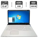 Ноутбук Sony SVE-171G12M / 17.3" (1600x900) TN / Intel Core i3-3120M (2 (4) ядра по 2.5 GHz) / 8 GB DDR3 / 1000 GB HDD / Intel HD Graphics 4000 / WebCam / DVD-ROM б/в