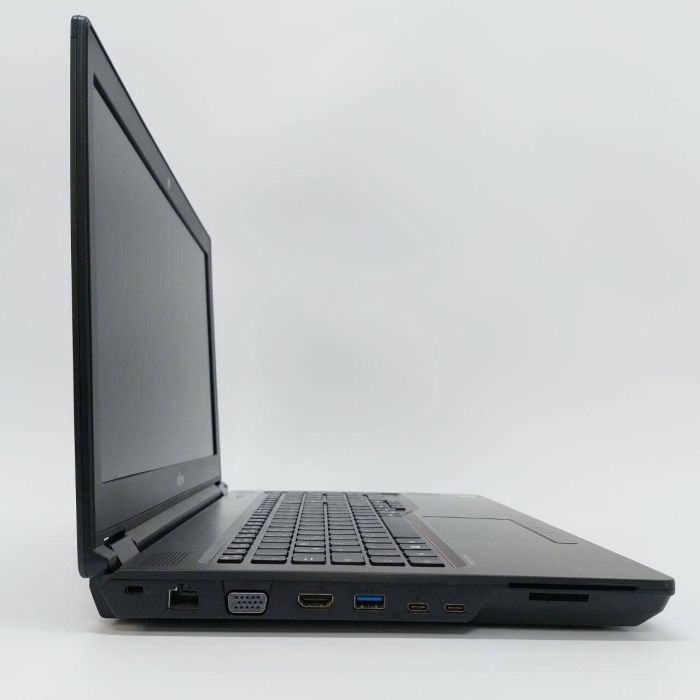 Мобільна робоча станція Fujitsu Celsius H780 / 15,6" (1920x1080) IPS / Intel Core i7-8750H (6 (12) ядер по 2,2 - 4,1 ГГц) / 32 ГБ DDR4 / 512 ГБ SSD / nVidia Quadro P600, 4 ГБ GDDR5, 128-біт / Веб-камера / Windows 11 Pro б/в - зображення 4