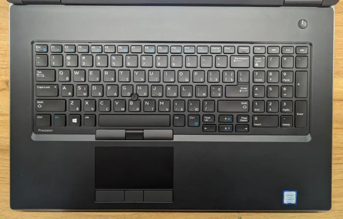 Ноутбук робоча станція Dell Precision 7730 / 17.3" (1920x1080) IPS / Intel Core i5-8400H (4 (8) ядра по 2.5 - 4.2 GHz) / 16 GB DDR4 / 512 GB SSD / nVidia Quadro P3200, 6 GB GDDR5, 192-bit / Windows 10 б/в - зображення 3