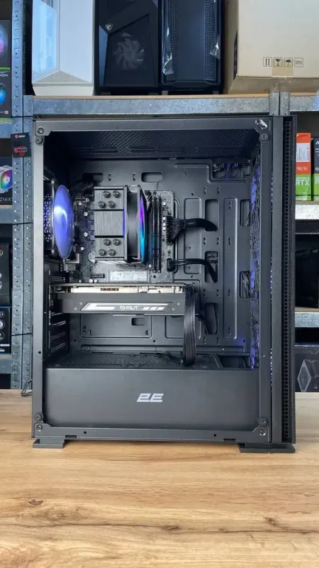 Збірка під замовлення: 2E Gaming Virtus Neo G3301N Tower / AMD Ryzen 5 3600 (6 (12) ядер по 3.6 - 4.2 GHz) / 16 GB DDR4 / 500 GB SSD M.2 / nVidia GeForce GTX 1060, 6 GB GDDR6X, 192-bit / HDMI / 550W б/в - зображення 6