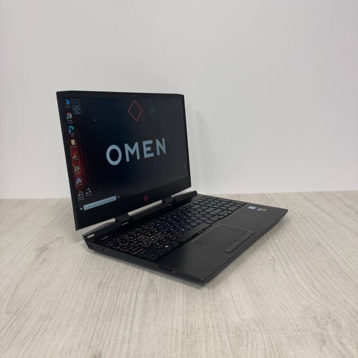 Ігровий ноутбук Б-класу HP Omen 15-dc0051nr / 15.6" (1920x1080) IPS / Intel Core i7-8750H (6 (12) ядра по 2.2 - 4.1 GHz) / 16 GB DDR4 / 256 GB SSD / nVidia GeForce GTX 1060, 6 GB GDDR5, 192-bit / WebCam б/в - зображення 5