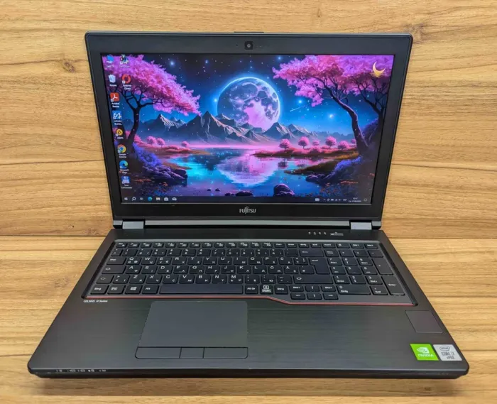 Мобільна робоча станція Fujitsu Celsius H7510 / 15,6" (1920x1080) IPS / Intel Core i7-10850H (6 (12) ядер по 2,7 - 5,1 ГГц) / 32 ГБ DDR4 / 512 ГБ SSD / nVidia Quadro T1000, 4 ГБ GDDR6, 128-біт / WebCam / HDMI / Windows 10 б/в - зображення 2