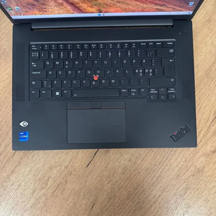 Ігровий ультрабук Б-клас Lenovo ThinkPad X1 Extreme Gen 5 / 16" (2560x1600) IPS / Intel Core i7-12700H (14 (20) ядер по 3.5 - 4.7 GHz) / 16 GB DDR5 / 512 GB SSD NVMe / nVidia GeForce RTX 3050 Ti, 4 GB GDDR6, 128-bit / WebCam б/в - зображення 7
