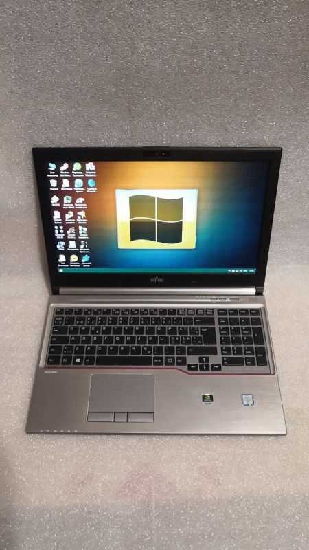Мобільна робоча станція Fujitsu Celsius H760 / 15.6" (1920x1080) IPS / Intel Core i7-6820HQ (4 (8) ядра по 2.7 - 3.6 GHz) / 16 GB DDR4 / 256 GB SSD / nVidia Quadro M2000M, 4 GB GDDR5, 128-bit / WebCam / DVD-ROM / Windows 10 Pro б/в - зображення 2