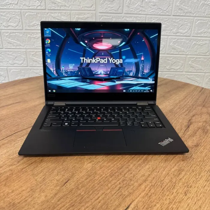 Ультрабук-трансформер Б-клас Lenovo ThinkPad X13 Yoga Gen 1 / 13.3" (1920x1080) IPS Touch / Intel Core i7-10510U (4 (8) ядра по 1.8 - 4.9 GHz) / 16 GB DDR4 / 250 GB SSD NVMe / Intel UHD Graphics / WebCam б/в - зображення 2