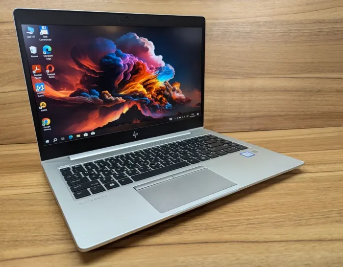 Ультрабук Б-клас HP EliteBook 840 G6 / 14" (1920x1080) IPS / Intel Core i5-8265U (4 (8) ядра по 1.6 - 3.9 GHz) / 16 GB DDR4 / 512 GB SSD / Intel UHD Graphics 620 / WebCam / TouchID / Windows 10 б/в - зображення 5