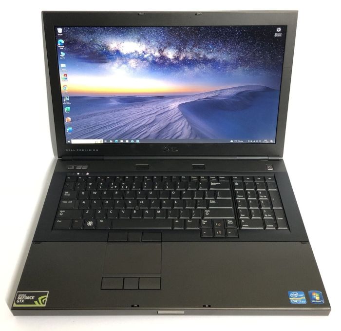 Мобільна робоча станція Dell Precision M6600 / 17,3" (1920x1080) TN / Intel Core i7-2620M (2 (4) ядра по 2,7 - 3,4 ГГц) / 8 ГБ DDR3 / 256 ГБ SSD / nVidia Quadro 3000M, 2 ГБ GDDR5, 256-біт / DVD-ROM б/в - изображение 2