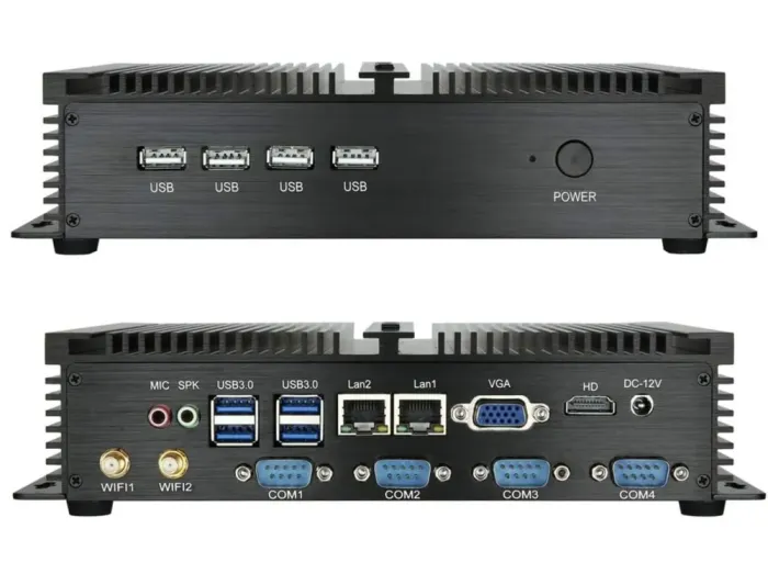 Промисловий ПК Kingdel NC1037 / Intel Core i5-3427U (2 (4) ядра по 1.8 - 2.8 GHz) / 8 GB DDR3 / 120 GB SSD / Intel HD Graphics 4000 б/в - зображення 6