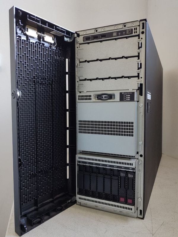 Сервер HP ProLiant ML350 Gen 10 Tower / 2x Intel Xeon Gold 6152 (22 (44) ядра по 2.1 - 3.7 GHz) / 256 GB DDR4 / 2x 800 GB SSD (SAS) / Raid P408 / 2x 800W б/в - изображение 4