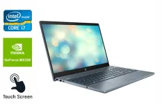 Ультрабук Б-клас HP Pavilion 15-cs3073cl / 15.6" (1920x1080) IPS Touch / Intel Core i7-1065G7 (4 (8) ядра по 1.3 - 3.9 GHz) / 16 GB DDR4 / 480 GB SSD / nVidia GeForce MX250, 4 GB GDDR5, 64-bit / WebCam / Windows 10 б/в