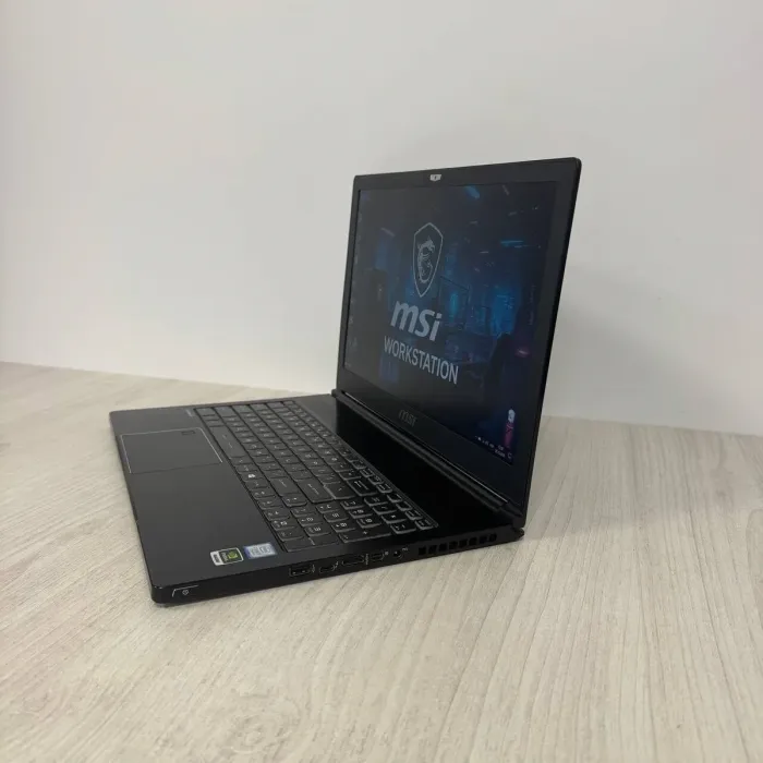 Мобільна робоча станція MSI WS63 7RK / 15,6" (1920x1080) IPS / Intel Core i7-7920HQ (4 (8) ядра по 3.1 - 4.1 GHz) / 16 GB DDR4 / 512 GB SSD / nVidia Quadro P3000, 6 GB GDDR5, 192-bit / WebCam б/в - зображення 5