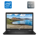 Ноутбук Б-клас Dell Latitude 5580 / 15.6" (1366x768) TN / Intel Core i7-7820HQ (4 (8) ядра по 2.9 - 3.9 GHz) / 16 GB DDR4 / 256 GB SSD / Intel HD Graphics 630 / WebCam / HDMI б/в