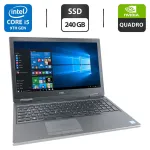 Мобільна робоча станція Dell Precision 7740 / 17.3" (1920x1080) IPS / Intel Core i5-9400H (4 (8) ядра по 2.5 - 4.3 GHz) / 16 GB DDR4 / 240 GB SSD M.2 / nVidia Quadro RTX 3000, 6 GB GDDR6, 192-bit б/в