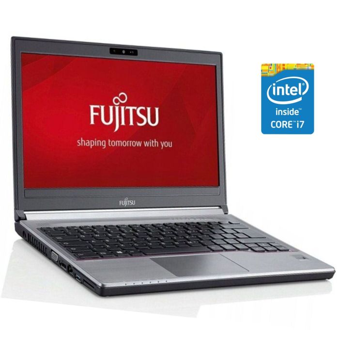 Ноутбук Fujitsu LifeBook E756 / 15.6" (1920x1080) IPS / Intel Core i7-6500U (2 (4) ядра по 2.5 - 3.1 GHz) / 8 GB DDR4 / 256 GB SSD / Intel HD Graphics 520 / WebCam / Win 10 Pro б/в - зображення 1
