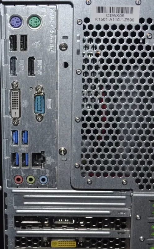 Комп'ютер Б-класу Fujitsu Esprimo P756 E90 Tower / Intel Core i5-6500 (4 ядра по 3,2 - 3,6 ГГц) / 16 ГБ DDR4 / 500 ГБ SSD / nVidia GeForce GTX 745, 2 ГБ GDDR3, 128-біт / Windows 11 Pro б/в - зображення 6