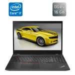 Ультрабук Б-клас Lenovo ThinkPad T580 / 15.6" (1920x1080) IPS / Intel Core i7-8550U (4 (8) ядра по 1.8 - 4.0 GHz) / 16 GB DDR4 / 256 GB SSD / Intel UHD Graphics 620 / WebCam / TouchID / Windows 10 б/в