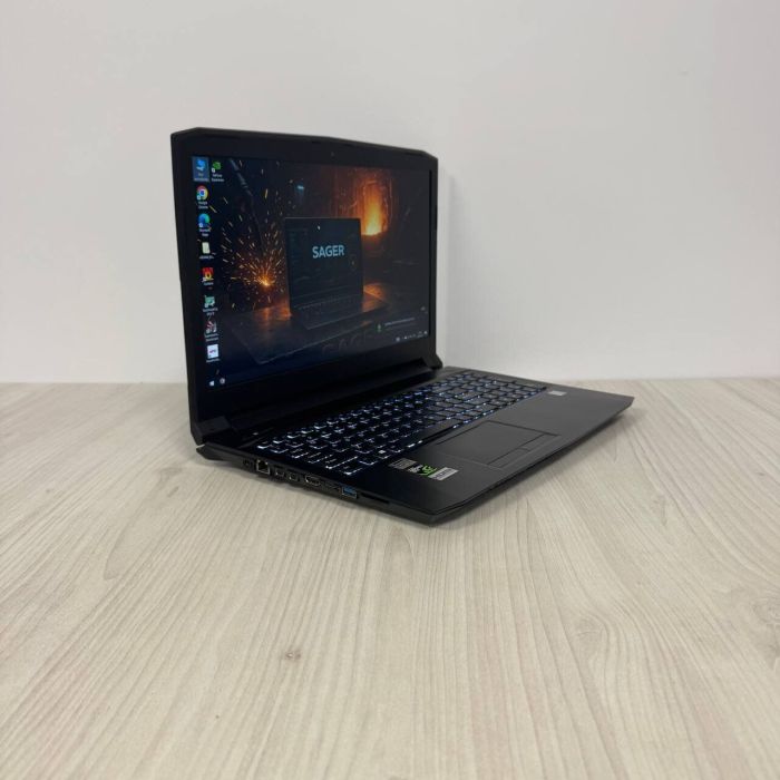 Ігровий ноутбук Б-клас Sager N855HJ / 15.6" (1920x1080) IPS / Intel Core i7-7700HQ (4 (8) ядра по 2.8 - 3.8 GHz) / 16 GB DDR4 / 500 GB SSD / nVidia GeForce GTX 1050, 2 GB GDDR5, 128-bit / WebCam б/в - зображення 4