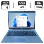 Ультрабук HP EliteBook 745 G6 / 14" (1920x1080) TN Touch / AMD Ryzen 5 Pro 3500U (4 (8) ядра по 2.1 - 3.7 GHz) / 16 GB DDR4 / 256 GB SSD / AMD Radeon RX Vega 8 Graphics / WebCam / HDMI б/в
