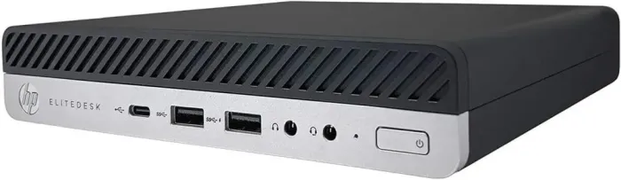 Неттоп HP EliteDesk 800 G5 Desktop Mini USFF / Intel Core i5-9600T (6 ядер по 2.3 - 3.9 GHz) / 8 GB DDR4 / 256 GB SSD NVMe / Intel UHD Graphics 630 б/в - зображення 5
