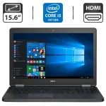 Ноутбук Б-класс Dell Latitude E5550 / 15.6"  TN / Core i5-5300U (2(4) ядра по 2.3-2.9GHz) / 4GB DDR3 / 500GB HDD / HD Graphics 5500 / WebCam / HDMI б/в