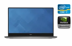Мобільна робоча станція Dell Precision 5520 / 15.6" (1920x1080) IPS / Intel Core i7-7820HQ (4 (8) ядра по 2.9 - 3.9 GHz) / 16 GB DDR4 / 512 GB SSD / nVidia Quadro M1200, 4 GB GDDR5, 128-bit / HDMI / Windows 10 б/в