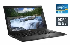 Ультрабук Dell Latitude 7490 / 14" (1920х1080) IPS / Intel Core i5-8350U (4 (8) ядра по 1.7 - 3.6 GHz) / 16 GB DDR4 / 256 GB SSD / Intel UHD Graphics 620 / WebCam / Fingerprint б/в
