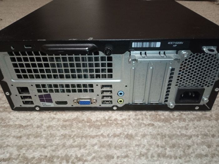 ПК HP 280 G2 SFF / Intel Core i3-6100 (2 (4) ядра по 3.7 GHz) / 4 GB DDR4 / 500 GB HDD / Intel HD Graphics 530 / DVD-ROM / Win 10 б/в - зображення 3