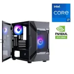 Ігровий ПК 1stPlayer F3-A-BK-4F1 Black Tower / Intel Core i5-12400F (6 (12) ядер по 2.5 - 4.4 GHz) / 16 GB DDR5 / 512 GB SSD M.2 / nVidia GeForce RTX 5060, 8 GB GDDR7, 128-bit б/в