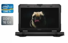 Захищений ноутбук Dell Latitude 14 Rugged 5414 / 14" (1920x1080) IPS / Intel Core i5-6300U (2 (4) ядра по 2.4 - 3.0 GHz) / 16 GB DDR4 / 512 GB SSD / Intel HD Graphics 520 / VGA / WebCam / Windows 10 б/в