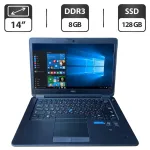 Ультрабук Dell Latitude E7450 / 14" (1366x768) TN / Intel Core i5-5300U (2 (4) ядра по 2.3 - 2.9 GHz) / 8 GB DDR3 / 128 GB SSD / Intel HD Graphics 5500 / WebCam б/в