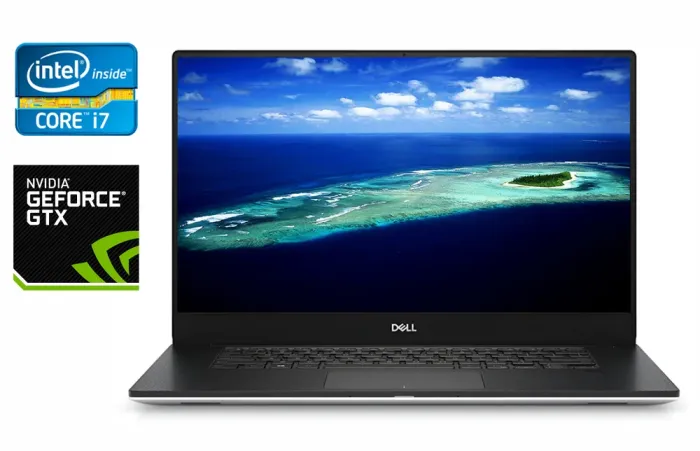Ігровий ноутбук Dell XPS 15 7590 / 15.6" (3840x2160) IPS / Intel Core i7-9750H (6 (12) ядер по 2.6 - 4.5 GHz) / 32 GB DDR4 / 500 GB SSD / nVidia GeForce GTX 1650, 4 GB GDDR6, 128-bit / WebCam / Windows 10 б/в - зображення 1