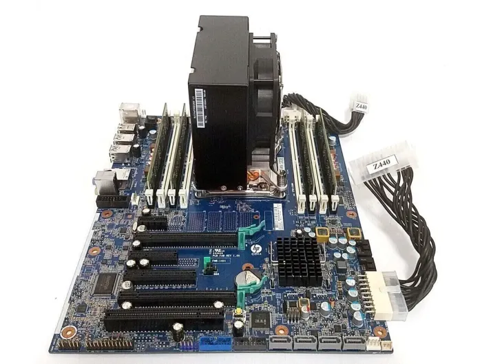 Комплект: Материнська плата HP Z440 / Intel Xeon E5-2637 v4 (4 (8) ядра по 3.5 - 3.7 GHz) (аналог i7-5775C) / 32 GB DDR4 / Socket LGA 2011 v3 + кулер HP б/в - зображення 4