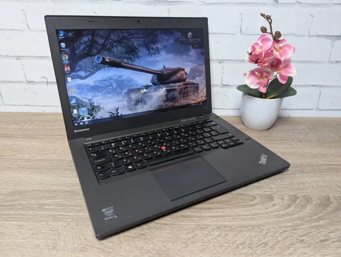 Ноутбук Б-клас Lenovo ThinkPad T440 / 14" (1600x900) TN / Intel Core i5-4210U (2 (4) ядра по 1.7 - 2.7 GHz) / 8 GB DDR3 / 128 GB SSD / Intel HD Graphics 4400 / WebCam б/в - зображення 6