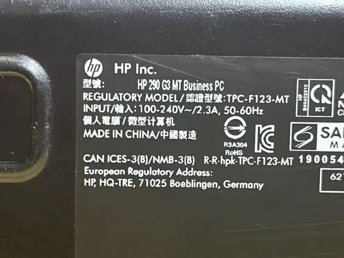Комп'ютер HP 290 G3 Tower / Intel Core i3-9100F (4 ядра по 3.6 - 4.2 GHz) / 16 GB DDR4 / 120 GB SSD M.2 + 500 GB HDD / nVidia GeForce GTX 745, 2 GB DDR3, 128-bit б/в - зображення 7
