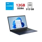 Ультрабук ASUS F1504ZA-SB55 Vivobook / 15.6" (1920x1080) IPS / Intel Core i5-1235u (10 (12) ядер по 3.3 - 4.4 GHz) / 12 GB DDR4 / 512 GB SSD / Intel Iris Xe Graphics / WebCam