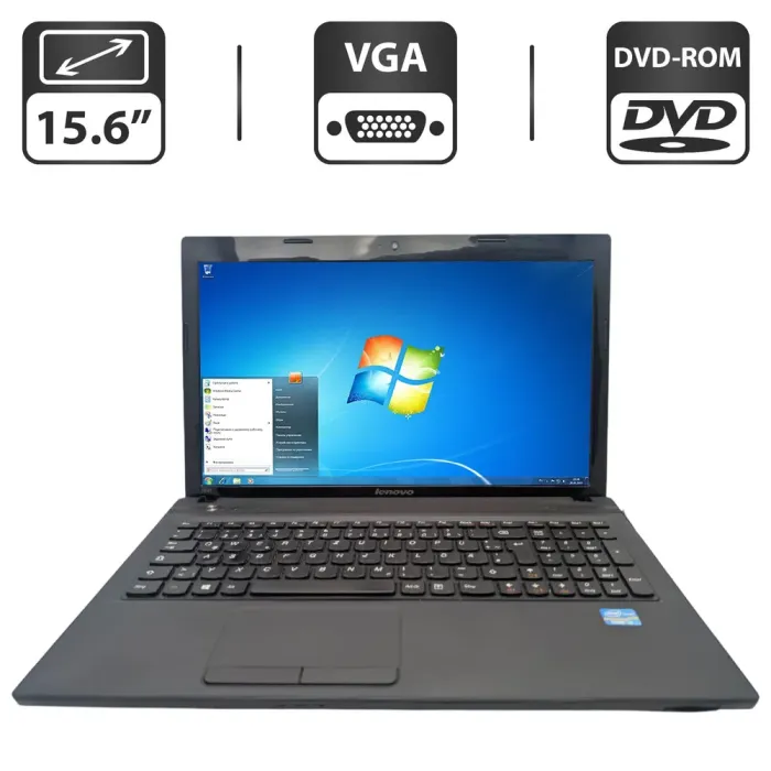 Ноутбук Lenovo IdeaPad N581 / 15.6" (1366x768) TN / Intel Core i5-3230M (2 (4) ядра по 2.6 - 3.2 GHz) / 6 GB DDR3 / 500 GB HDD / Intel HD Graphics 4000 / WebCam / DVD-ROM б/в - зображення 1