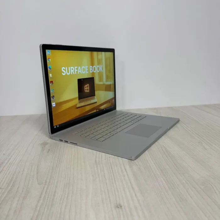 Ігровий ультрабук-трансформер Б-класу Microsoft Surface Book 2 / 15" (3240x2160) IPS Touch / Intel Core i7-8650U (4 (8) ядра по 1.9 - 4.2 GHz) / 16 GB DDR4 / 256 GB SSD NVMe / nVidia GeForce GTX 1060, 6 GB GDDR5, 192-bit / WebCam б/в - зображення 4