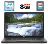 Ультрабук Б-клас Dell Latitude 5400 / 14" (1920x1080) IPS / Intel Core i5-8265U (4 (8) ядра по 1.6 - 3.9 GHz) / 8 GB DDR4 / 256 GB SSD / Intel UHD Graphics 620 / WebCam / USB 3.1 / HDMI / Windows 10 б/в