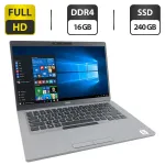 Ультрабук Dell Latitude 5410 / 14" (1920x1080) IPS / Intel Core i5-10210U (4 (8) ядра по 1.6 - 4.2 GHz) / 16 GB DDR4 / 240 GB SSD / Intel UHD Graphics / WebCam б/в