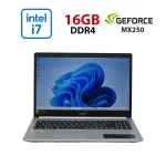 Ноутбук Б-клас Acer Aspire A515-54G-7513 / 15.6" (1920x1080) IPS / Intel Core i7-10510U (4 (8) ядра по 1.8 - 4.9 GHz) / 16 GB DDR4 / 512 GB SSD / nVidia GeForce MX250, 2 GB GDDR5, 64-bit / WebCam б/в