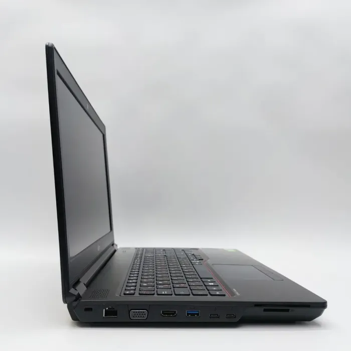 Мобільна робоча станція Fujitsu Celsius H7510 / 15.6" (1920x1080) IPS / Intel Core i7-10850H (6 (12) ядер по 2.7 - 5.1 GHz) / 32 GB DDR4 / 512 GB SSD / Quadro T1000, 4 GB GDDR6, 128-bit / WebCam / HDMI б/в - зображення 4